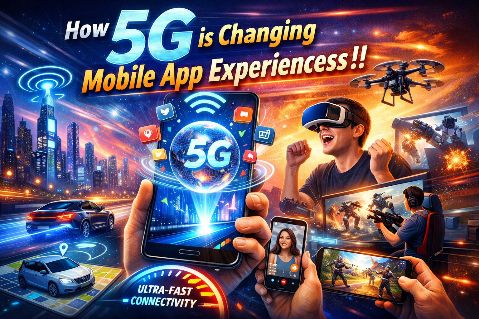 How 5G is Changing Mobile App Experiences !!
